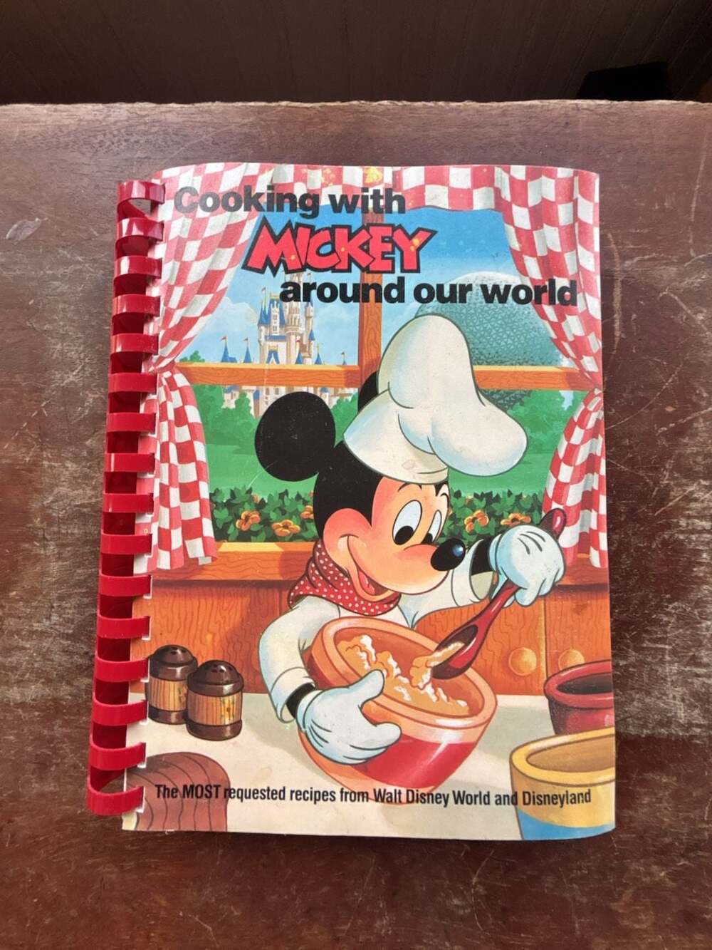 Walt Disney Cooking With Mickey Around Our World Cookbook